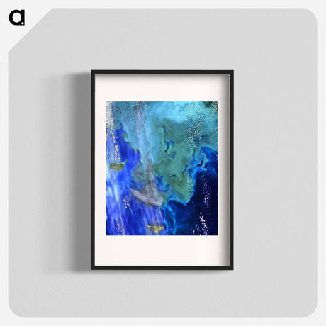 アートポスター-Ocean Color Derived from NASA Satellite Data
 - 上空からの地球 Poster.