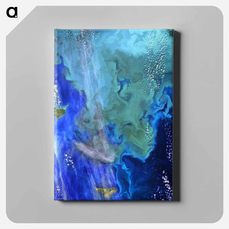 アートパネル-Ocean Color Derived from NASA Satellite Data
 - 上空からの地球 Canvas.