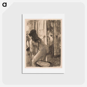 アートポストカード-The Bidet - エドガー ドガ Postcard.