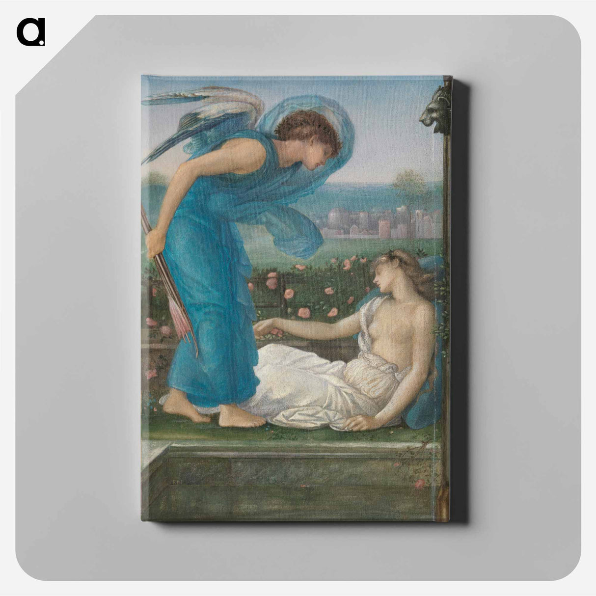 Cupid and Psyche - エドワード バーン ジョーンズ Canvas.