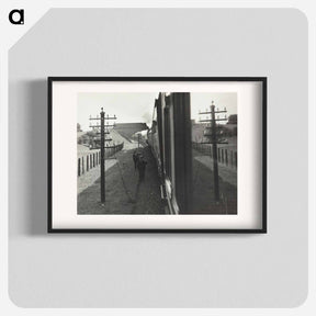 アートポスター-Reflections on a train, England - エリック リー ジョンソン Poster.