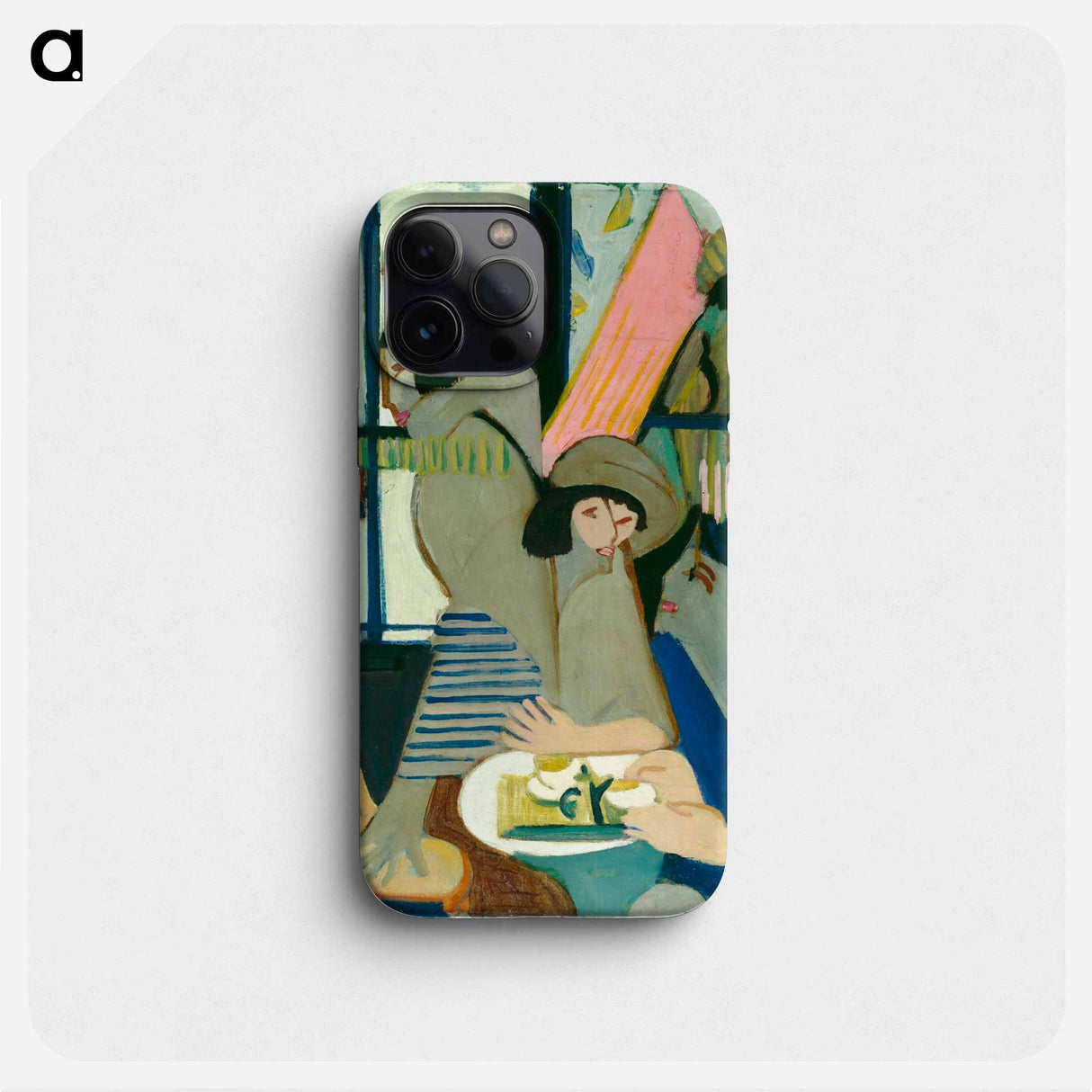 Cafe - エルンスト ルートヴィヒ キルヒナー Phone Case.