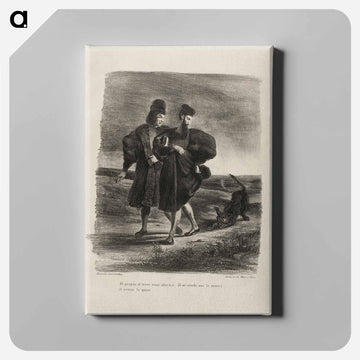 オレンジ - ウジェーヌ ドラクロワ Canvas.