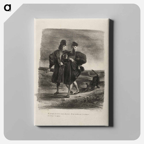 オレンジ - ウジェーヌ ドラクロワ Canvas.