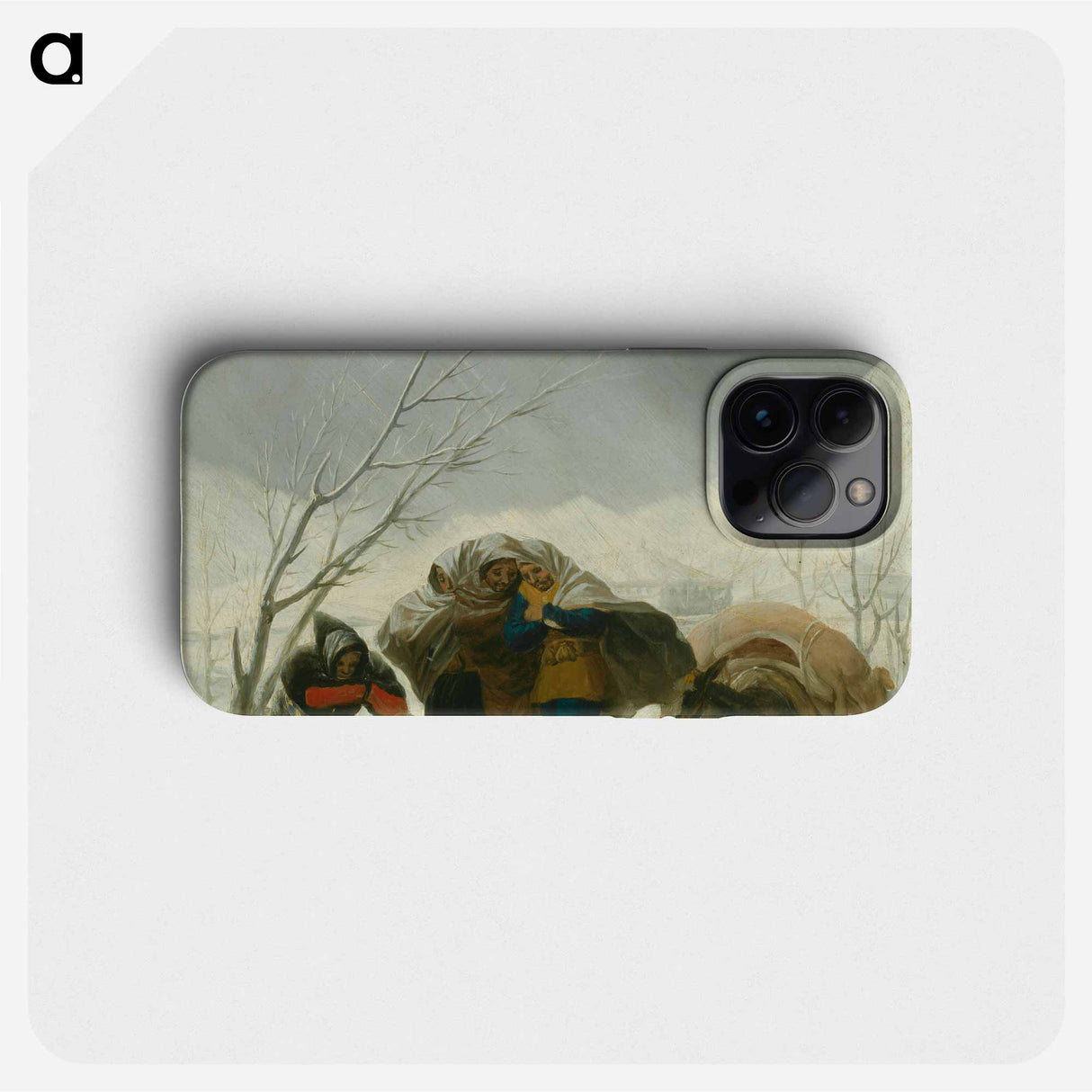 Winter Scene - フランシスコ デ ゴヤ Phone Case.