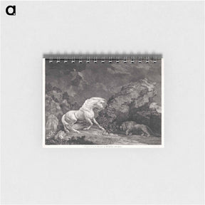 アートメモ帳-A Horse Affrighted by a Lion
 - ジョージ スタッブス Memo.