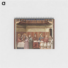 アートメモ帳-Marriage at Cana - ジョット ディ ボンドーネ Memo.