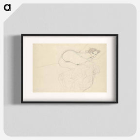アートポスター-Huddled nude - グスタフ クリムト Poster.