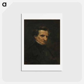 アートポストカード-Hector Berlioz - ギュスターヴ クールベ Postcard.