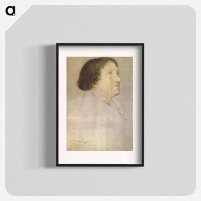 アートポスター-Portrait of Jakob Meyer zum Hasen, Mayor of Basel - ハンス ホルバイン Poster.