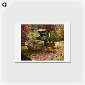 アートポストカード-Still Life with Pitcher and Fruit - アンリ マティス Postcard.