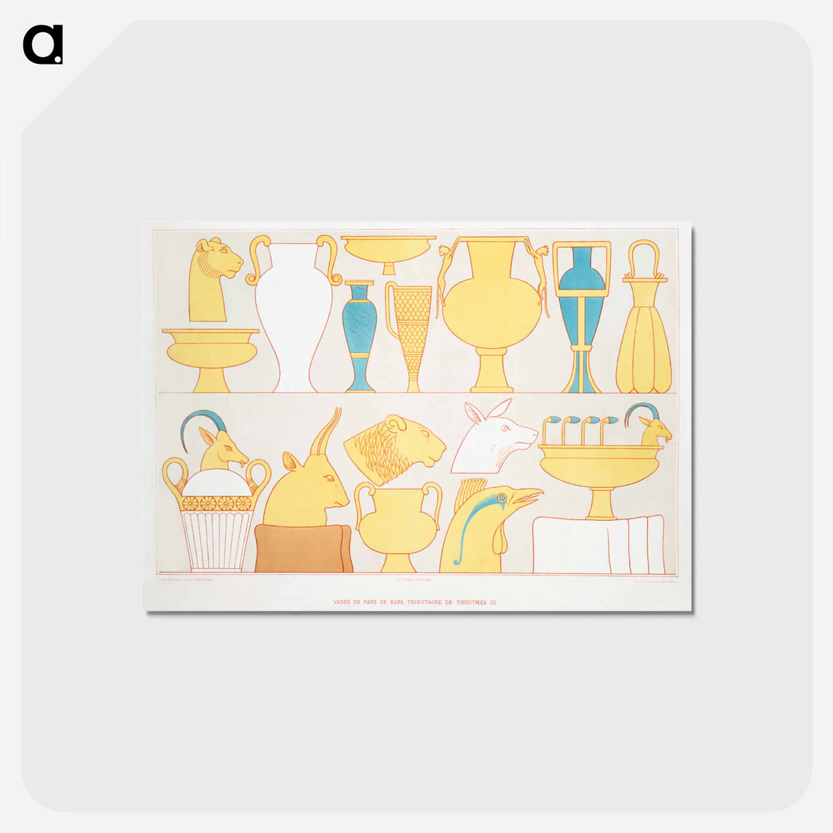 アートポストカード-Vases of Kafa
 - エジプト美術史 Postcard.