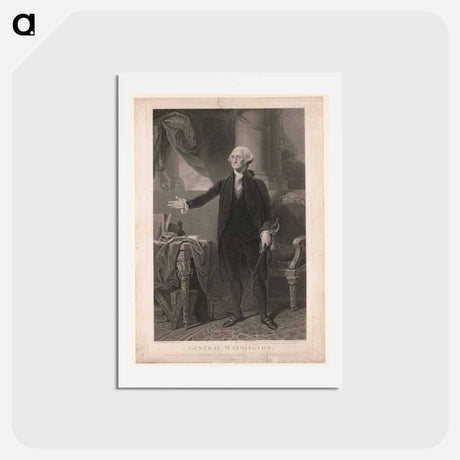 アートポストカード-General Washington
 - ジェームス ヒース Postcard.