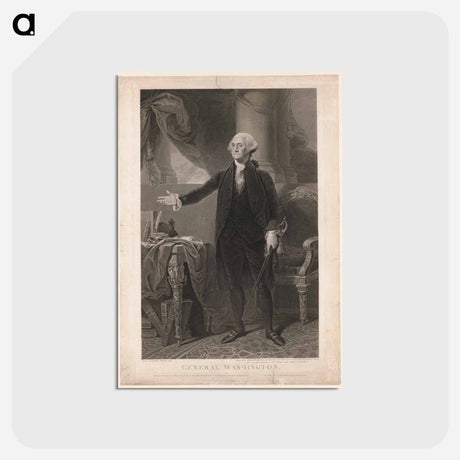 アートポストカード-General Washington
 - ジェームス ヒース Postcard.