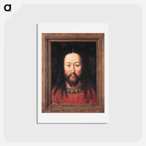 アートポストカード-Portrait of Christ - ヤン ファン エイク Postcard.