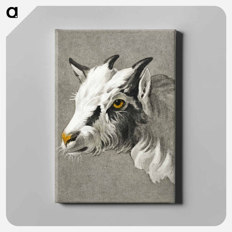 アートパネル-Head of a goat - ジャン ベルナール Canvas.