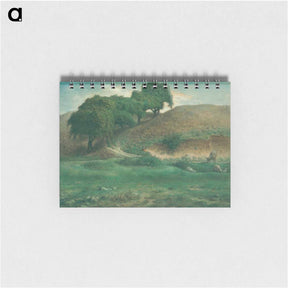 アートメモ帳-Path through the Chestnut Trees, Cusset - ジャン フランソワ ミレー Memo.