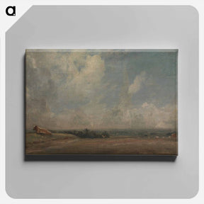 アートパネル-A View from Hampstead Heath
 - ジョン コンスタブル Canvas.