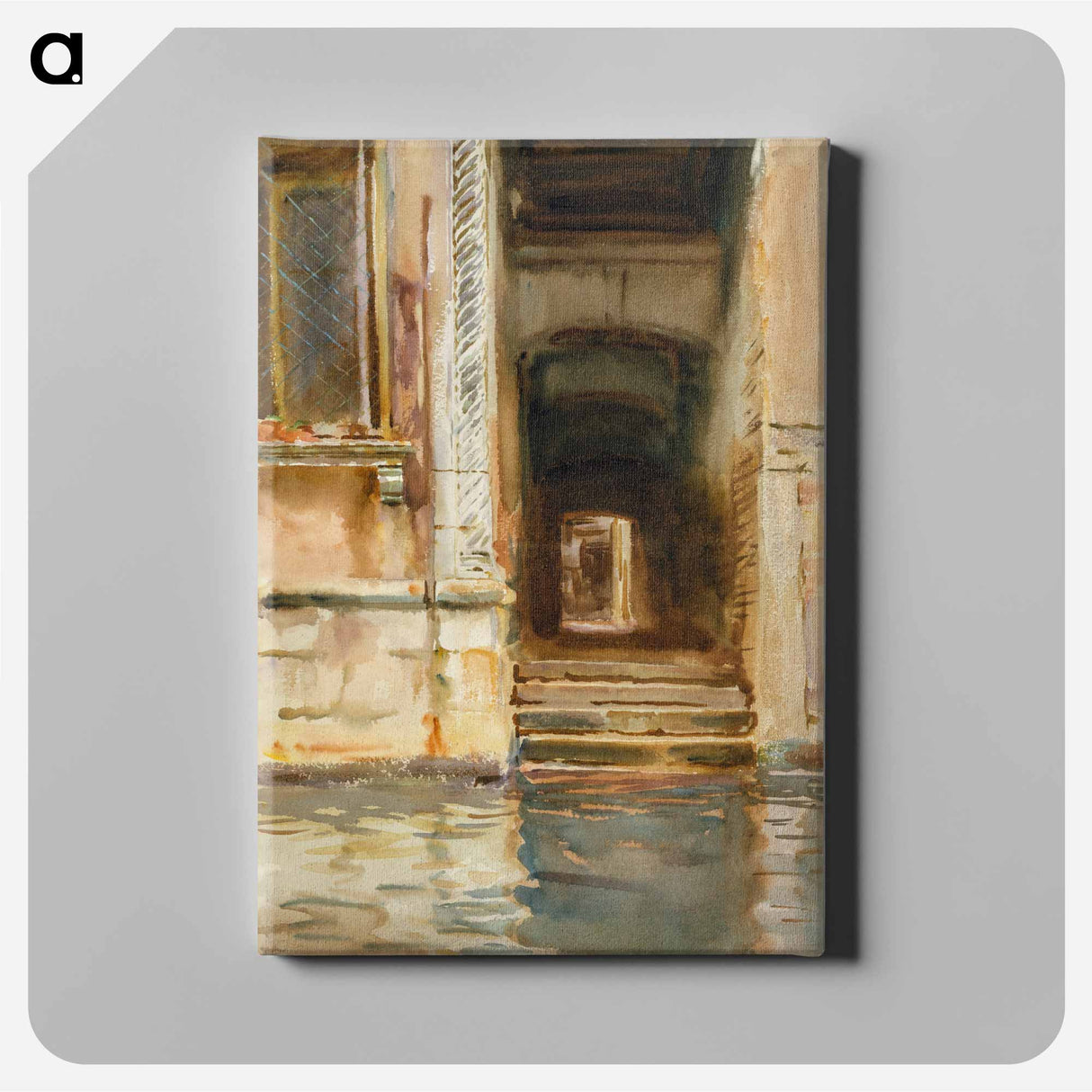 Venetian Passageway - ジョン シンガー サージェント Canvas.