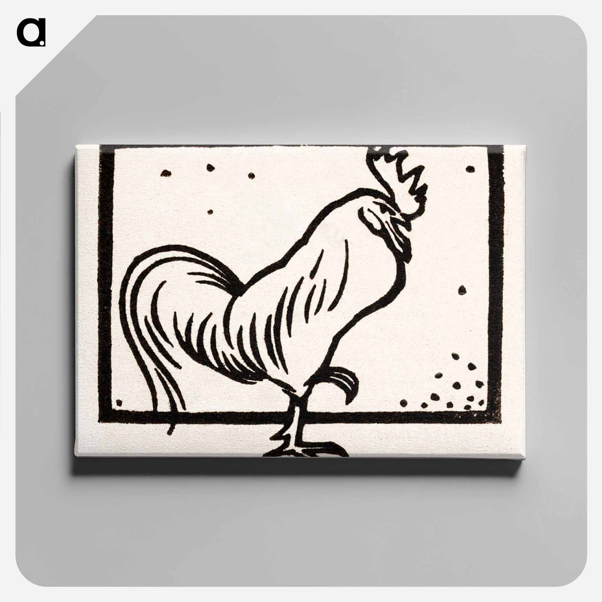 Rooster - ユリー デ フラーハ Canvas.