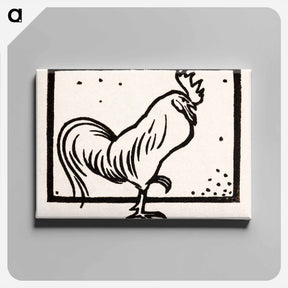アートパネル-Rooster - ユリー デ フラーハ Canvas.