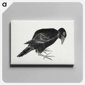 アートパネル-Katsushika Hokusai's bird - 葛飾 北斎 Canvas.