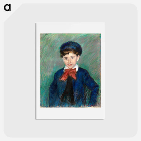 アートポストカード-Portrait of Charles Dikran Kelekian, Age Eight - メアリー カサット Postcard.