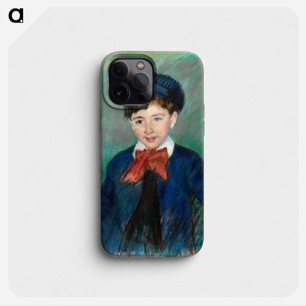 Portrait of Charles Dikran Kelekian, Age Eight - メアリー カサット Phone Case.