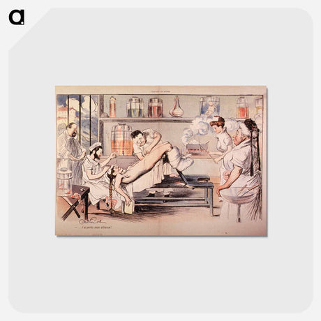 アートポストカード-The Lost Wedding Ring in the Operating Room
 - 国立医学図書館 Postcard.