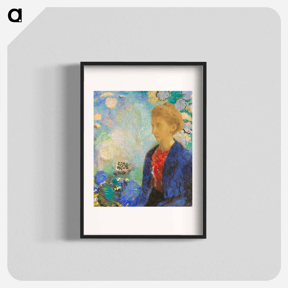 Baronne de Domecy - Odilon Redon Poster.