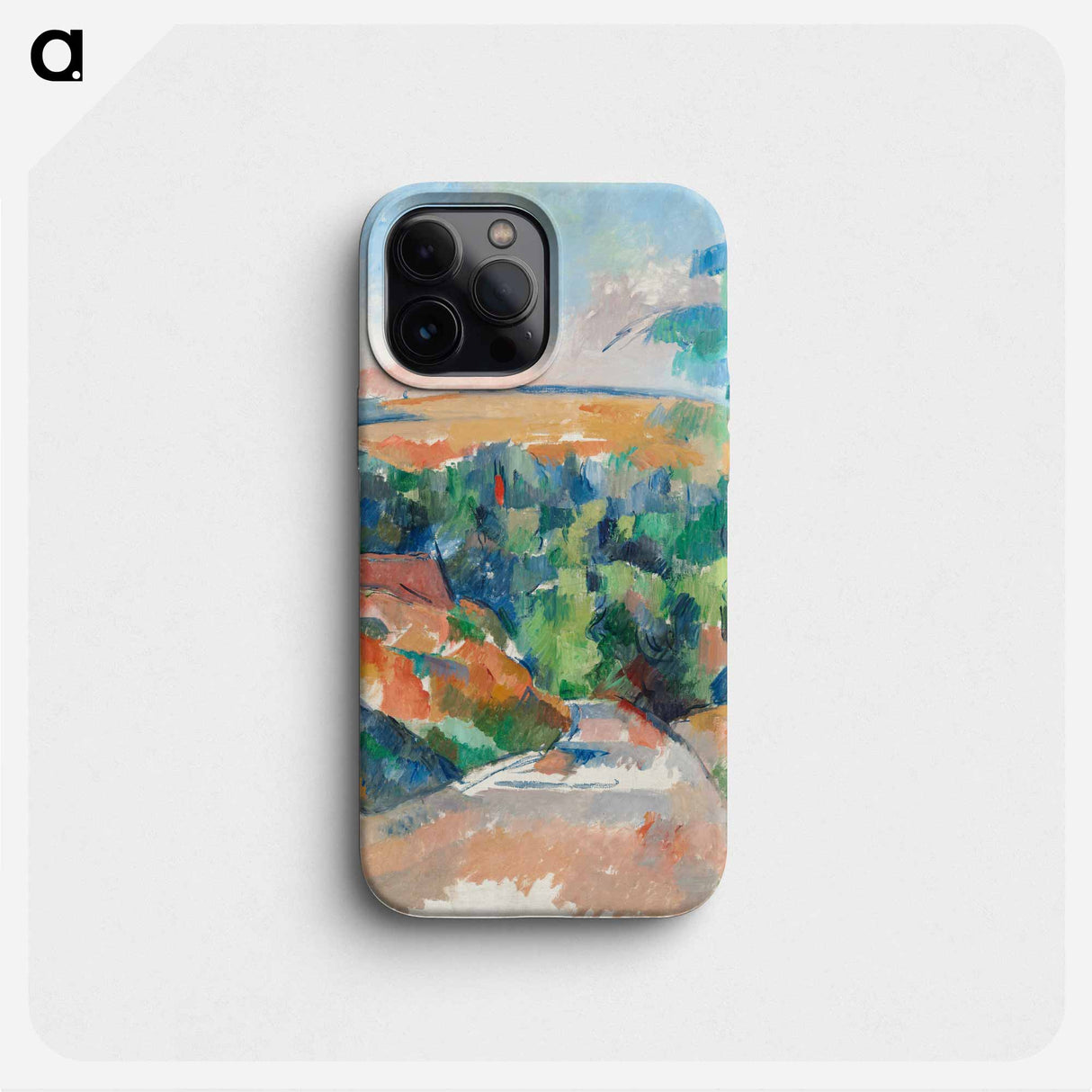 The Bend in the Road - Paul Cezanne Phone Case.