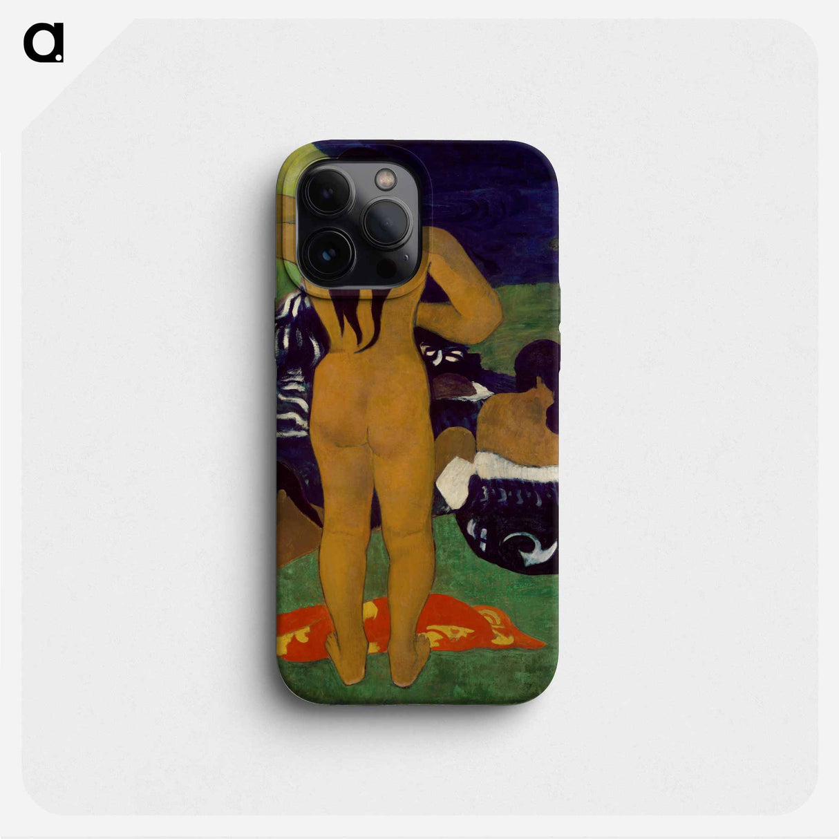 Tahitian Women Bathing - ポール ゴーギャン Phone Case.