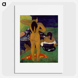 Tahitian Women Bathing - Paul Gauguin Poster.