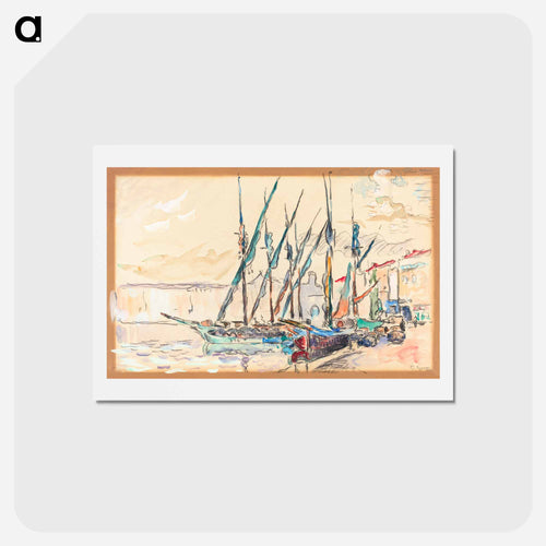 St. Tropez - Paul Signac Postcard.