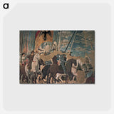 Constantine's Victory over Maxentius (detail) - ピエロ デラ フランチェスカ Postcard.