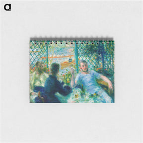 アートメモ帳-Lunch at the Restaurant Fournaise (The Rowers’ Lunch) - ピエール オーギュスト ルノワール Memo.
