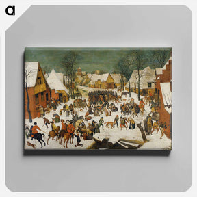 アートパネル-The Massacre of the Innocents - ピーター ブリューゲル Canvas.