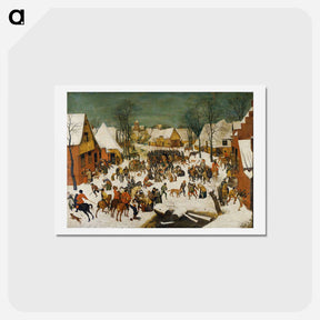アートポストカード-The Massacre of the Innocents - ピーター ブリューゲル Postcard.
