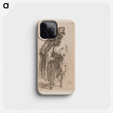 Beggar with a Wooden Leg - Rembrandt van Rijn Phone Case.