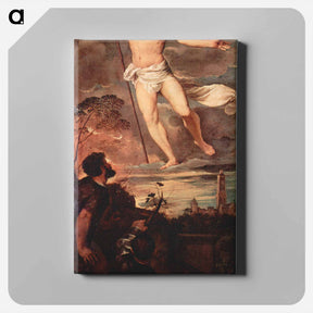 アートパネル-Christ - ティツィアーノ ヴェチェッリオ Canvas.