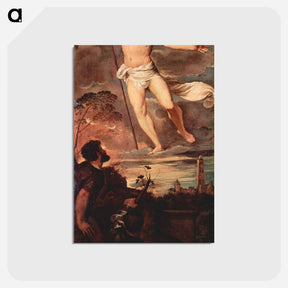 アートポストカード-Christ - ティツィアーノ ヴェチェッリオ Postcard.