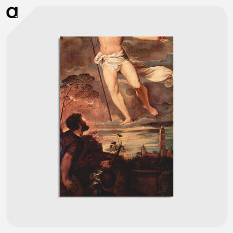 アートポストカード-Christ - ティツィアーノ ヴェチェッリオ Postcard.