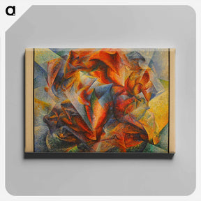 アートパネル-Dynamism of a Soccer Player - ウンベルト ボッチョーニ  Canvas.