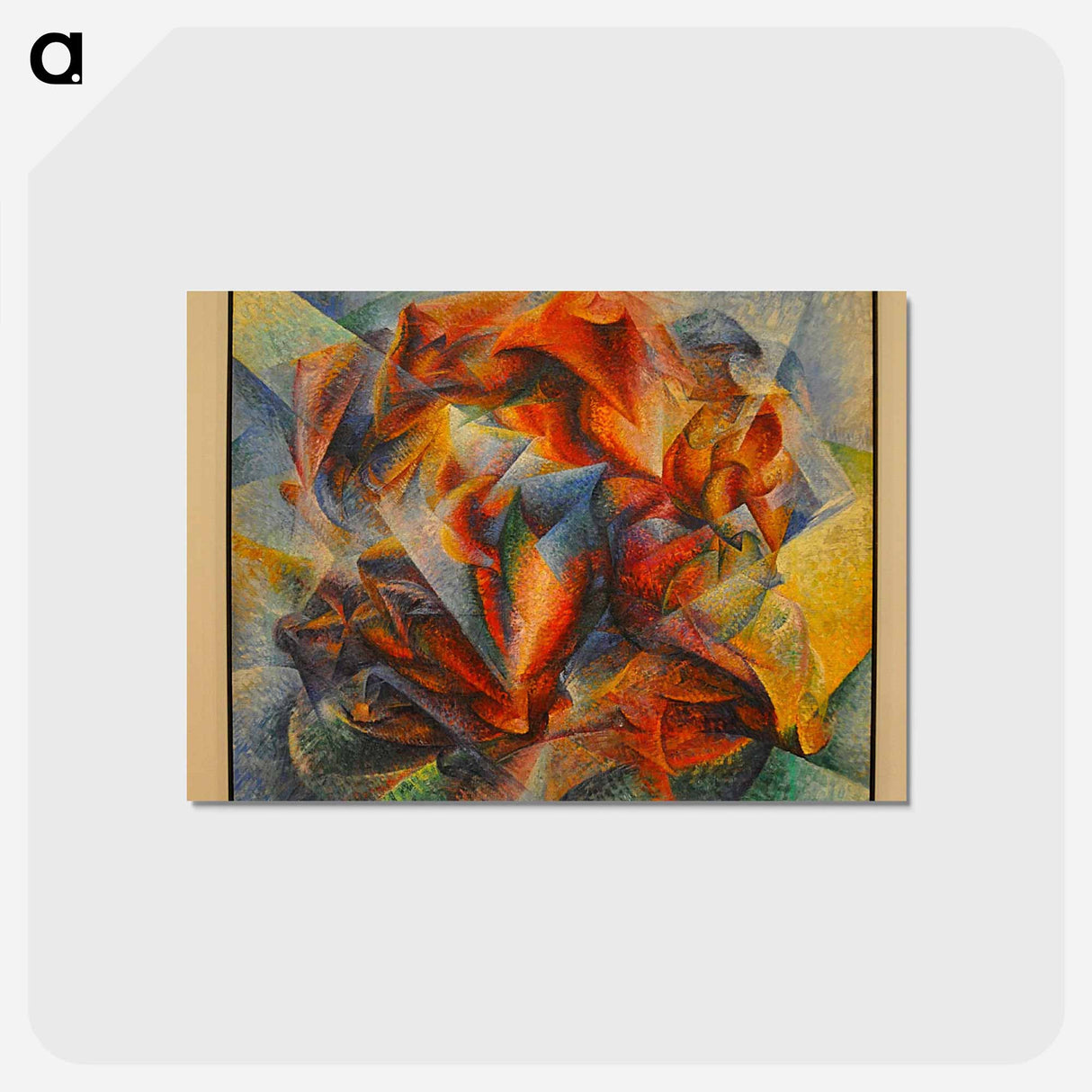 Dynamism of a Soccer Player - ウンベルト ボッチョーニ  Postcard.