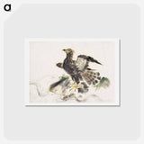 アートポストカード-Bird - 歌川 国芳 Postcard.