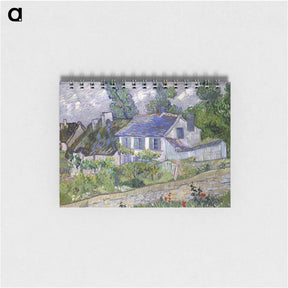 アートメモ帳-Houses at Auvers - フィンセント ファン ゴッホ Memo.