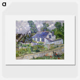 Houses at Auvers - フィンセント ファン ゴッホ Poster.