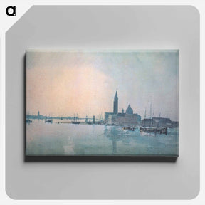 アートパネル-San Giorgio Maggiore in the Morning - ウィリアム ターナー Canvas.