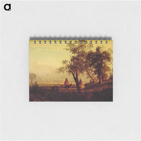 アートメモ帳-Wind River Mountains Nebraska Territory - アルバート ビアスタット Memo.