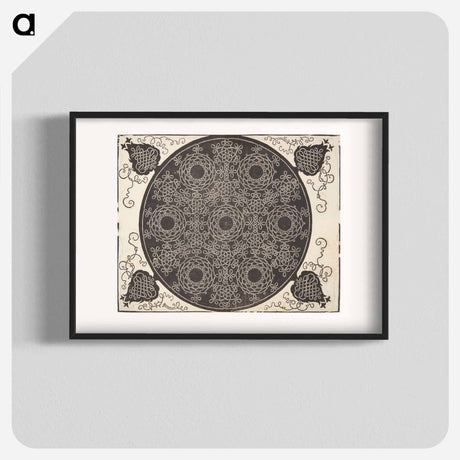 アートポスター-Knob with seven rings - アルブレヒト デューラー Poster.